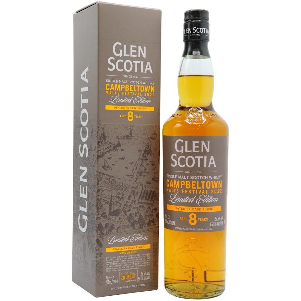 Glen Scotia Campbeltown Malts Festival 2022 Single Malt Scotch 8 year old Whisky