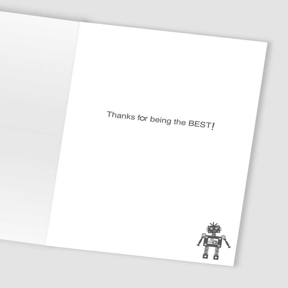 image 1 of Love You A-Bot Daddy Super Robo-Fun! Father's Day Card