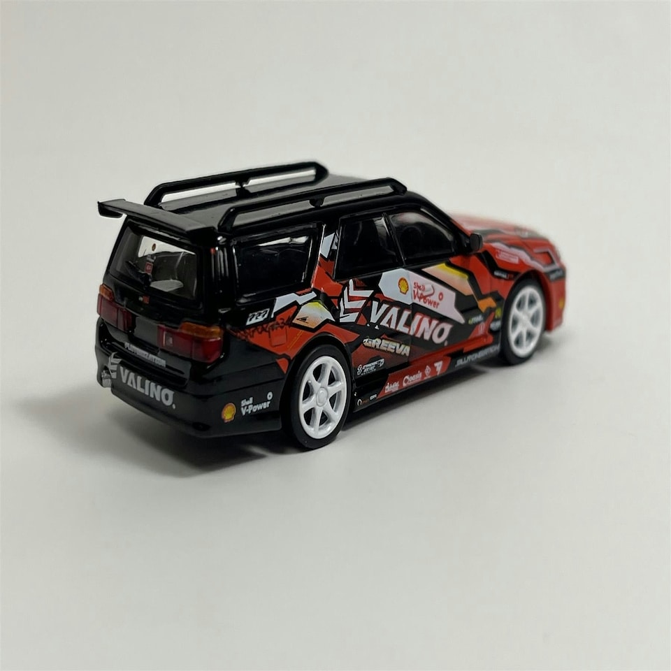 image 1 of Nissan Shell Valino Stagea R34 Pluto MOK Driftagea 34 1:64 Pop Race PR640038