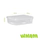 image 5 of Wham Clip 5x 8.5L Rectangular Plastic Storage Boxes with Clip Lock Lids. Ideal for Home, Office, Toys & More - Clear/Clear | Clear | 5