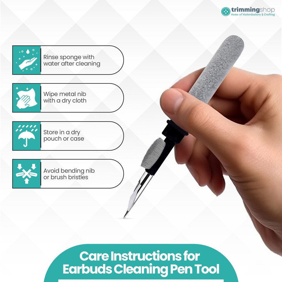 image 1 of Earbuds Cleaning Pen Tool for Airpods, Earphones & Phones - 1pc
