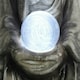 image 5 of Primrose Buddha Crystal Ball Water Feature Fountain with LED Lights 66cm
