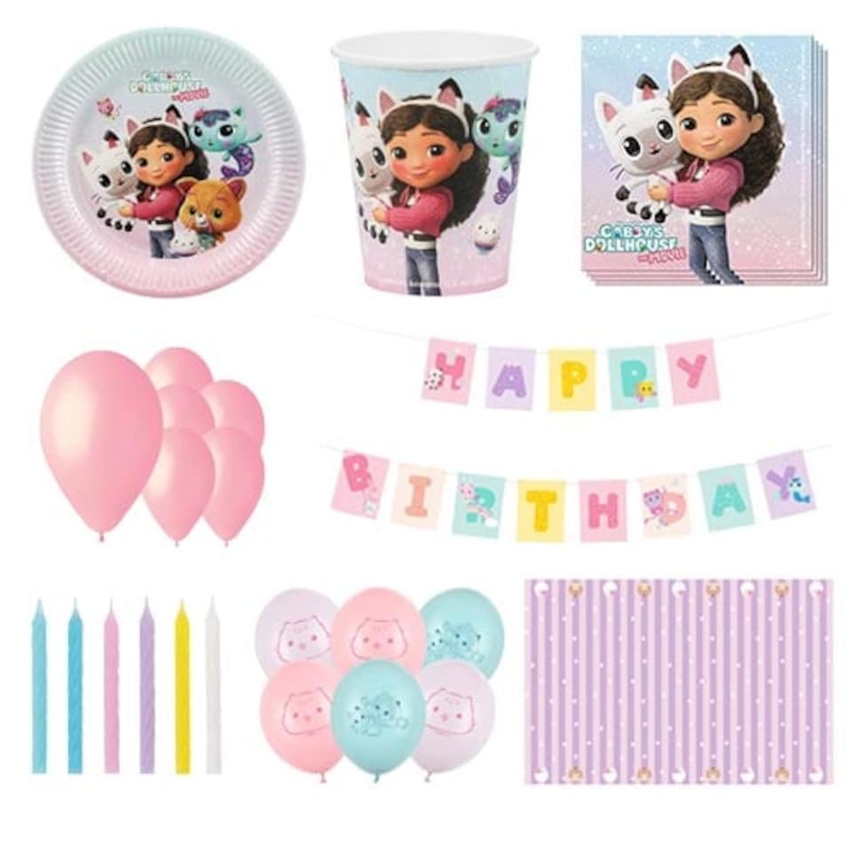 Gabby's Dollhouse 16 Person Deluxe Party Pack