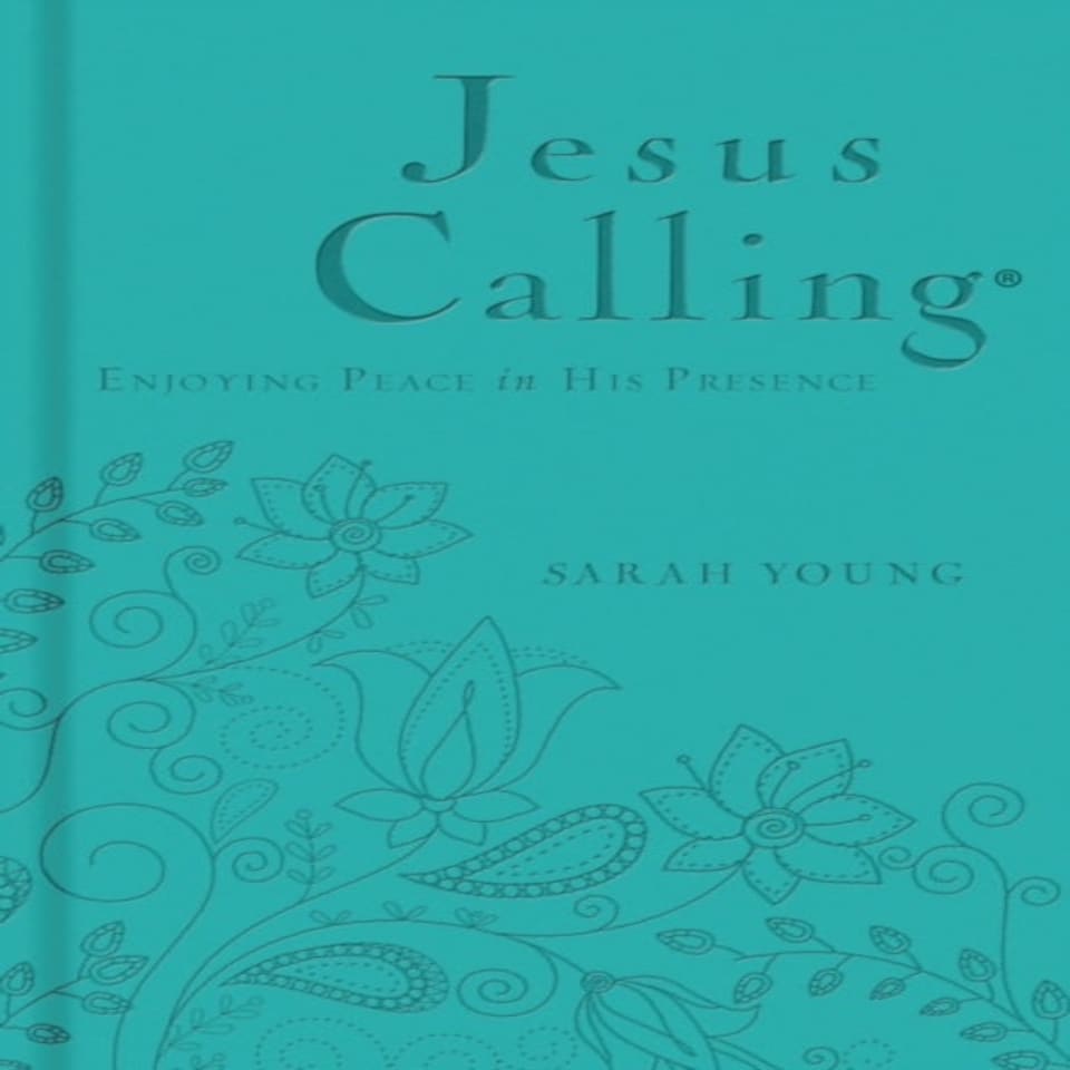 Jesus Calling Teal Leathersoft With Scripture References