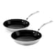 image 1 of Samuel Groves Classic Non-Stick Triply 2 Piece Frypan Set 20cm & 28cm
