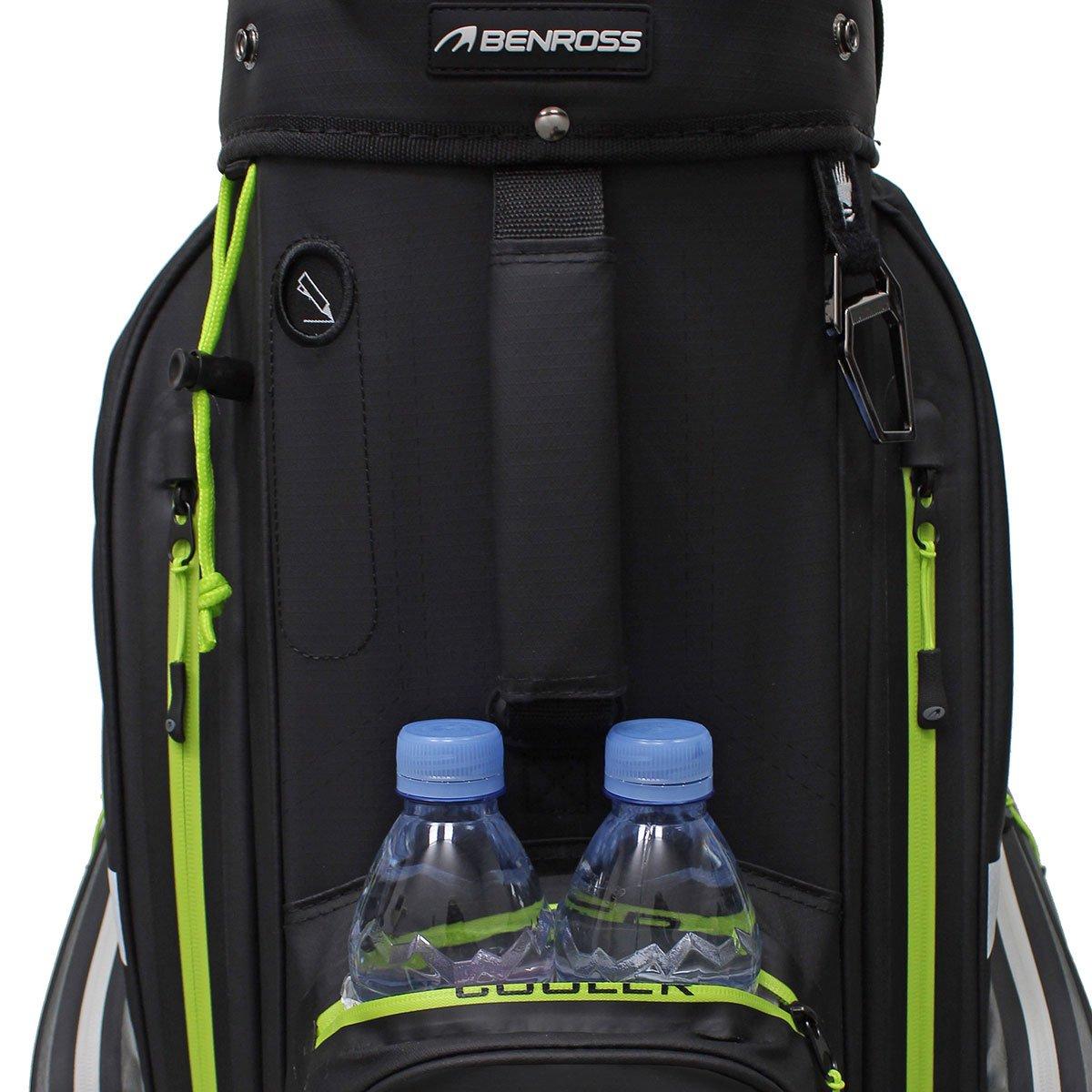 image 1 of Benross ProTec 7.0 Waterproof Golf Cart Bag - Black/Charcoal/Lime