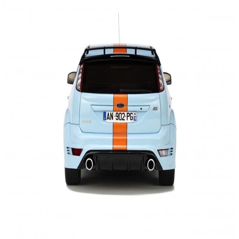image 1 of 2010 Ford Focus MK2 RS Le Mans Blue and Orange 1:18 Scale Otto Mobile OT1011