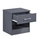 image 5 of Pair of Highbury 1 Drawer Open Shelf Bedside Tables