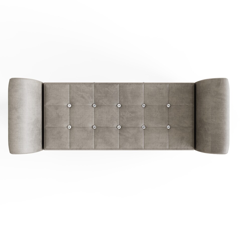 image 1 of Verona Diamante Window Seat | Grey | Silver
