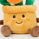 image 2 of Warmies Plush Orange Flower Pot Microwavable LARGE