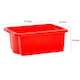 image 5 of Wham Stack & Store 4 x 16L Plastic Storage Boxes | Red | 4