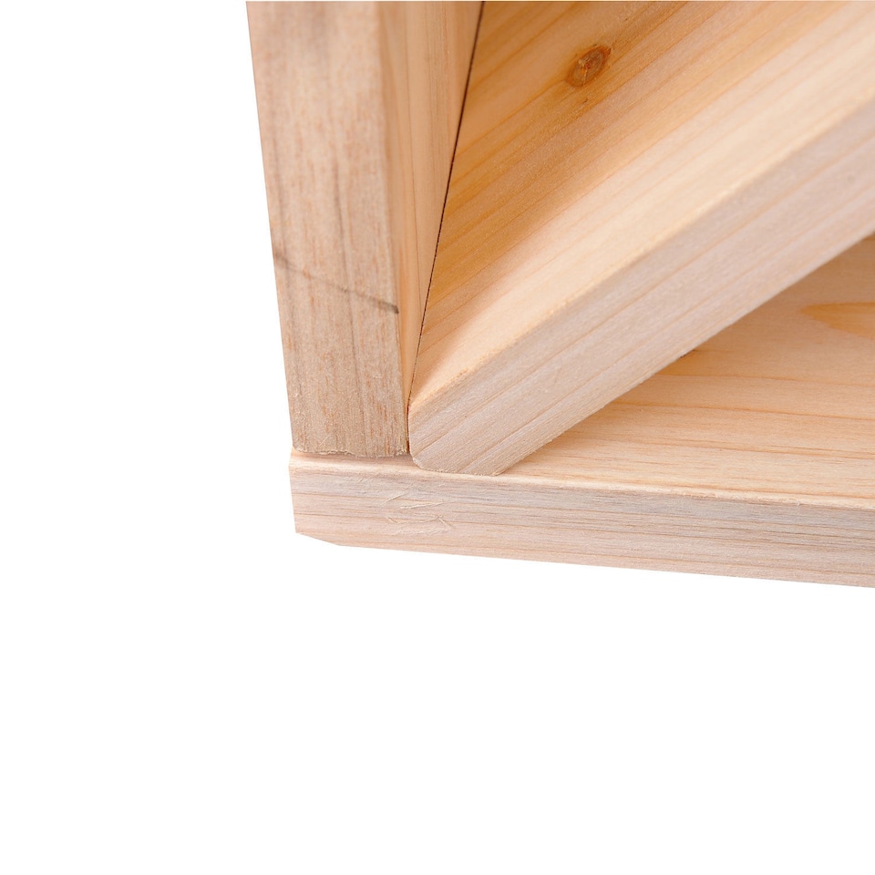 image 1 of HOMCOM Wooden Wine Rack for 24 Bottle Square Tabletop Storage Holder Stand