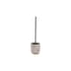 image 1 of Toilet Brush DKD Home Decor Black Cement White 10 x 10 x 36 cm Black