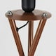 image 1 of ValueLights Camden Copper Tripod Floor Lamp with Natural Shade | Cream