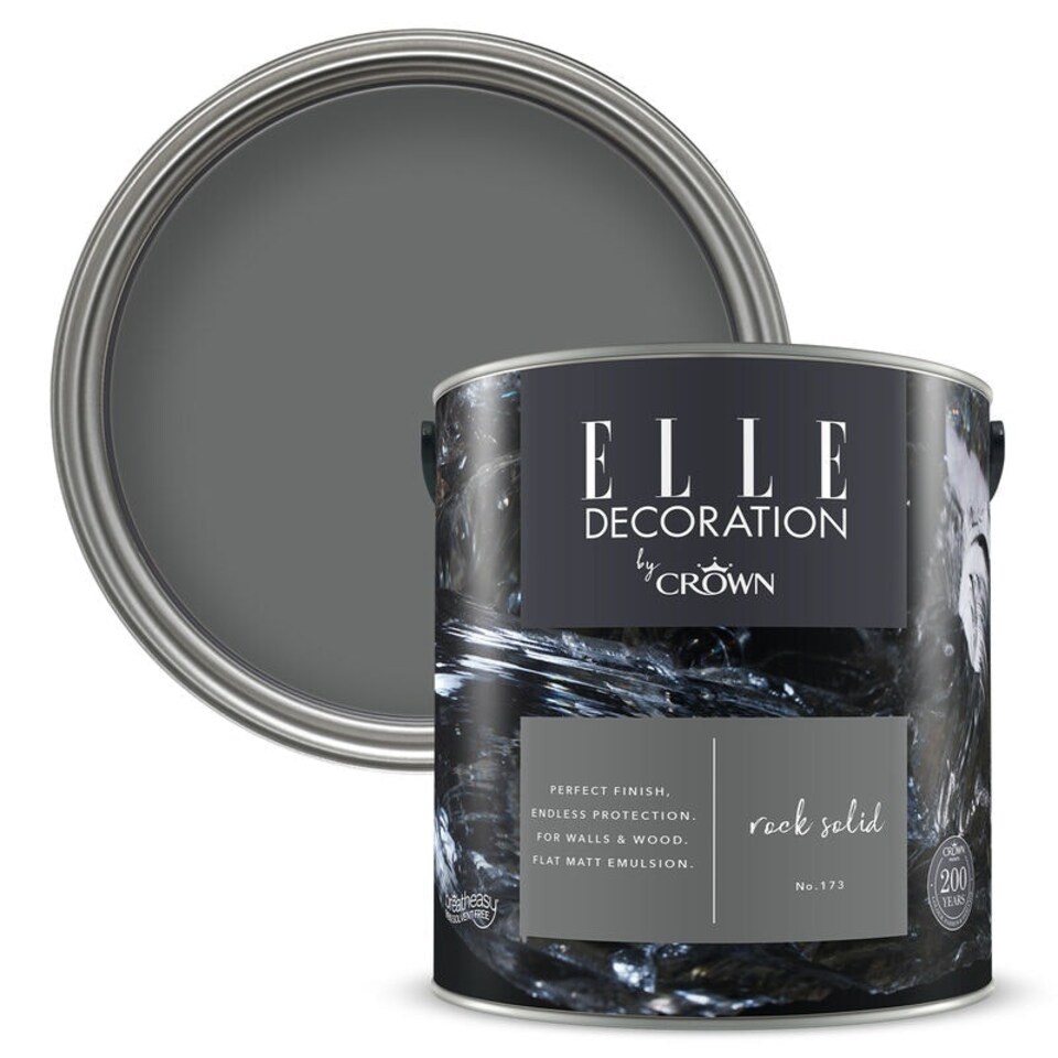 image 1 of Elle (Crown) Flat Matt Rock Solid (173) 2.5L