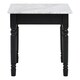 image 1 of Interiors By Premier Elegant Side Table, Marble Top Small Table By Couch For Livingroom, Carved Legs Bedside Table For Bedroom
