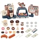 image 1 of Pretend Kitchen Coffee Playset with Cash Register, Coffee Maker & Accessories – Toddler Role Play Toy for Kids 3+