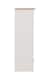 image 4 of Panama 1 Drawer Bookcase - L35 x W80 x H110.5 cm - White/Natural Wax | White