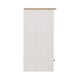image 4 of Panama 1 Drawer Bookcase - L35 x W80 x H110.5 cm - White/Natural Wax | White