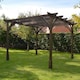 image 2 of Premium Pergola - Wood - L300 x W300 x H270 cm - Rustic Brown