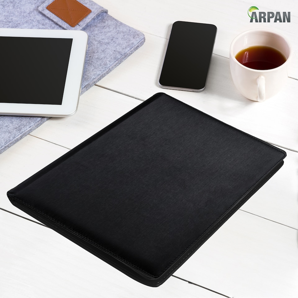 image 1 of A4 Professional Display Book with 24 Pockets 48 Sides – Portfolio Folder A4 for Certificates & Documents – Presentation Folder, Professional Portfolio for Office, School & Interviews