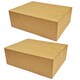 image 1 of 50 x Royal Mail 350x250x160mm Strong Single Wall Cardboard Shipping Storage Packing Boxes Brown