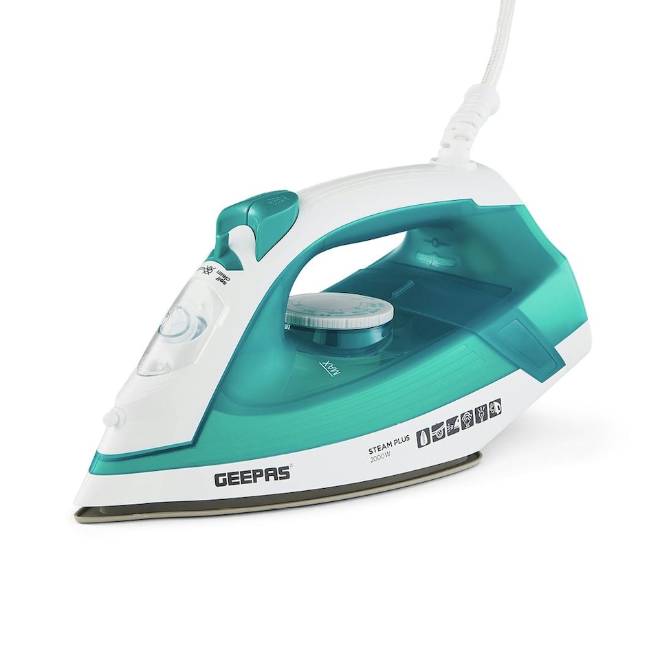 image 1 of GEEPAS Steam Iron 2000W Blue