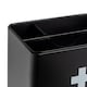 image 4 of Harbour Housewares Vintage Metal First Aid Box - 29cm - Black | Black | Black | 1