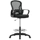 image 1 of Vinsetto Mesh Office Chair with Lumbar Support, Adjustable Height, Black | Black
