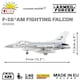 image 8 of F-16 AM Fighting Falcon plane brick model - COBI 5896 - 425 bricks