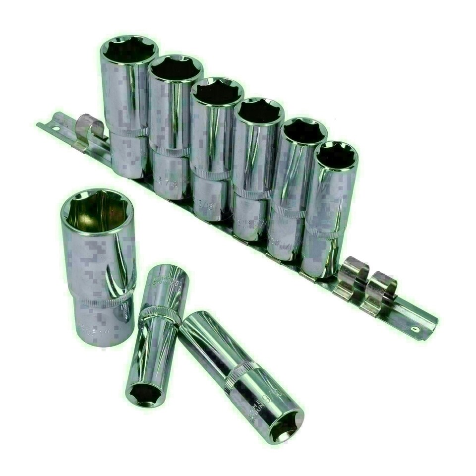 image 1 of Imperial SAE / AF Deep 6 Point Socket Set 1/4" 3/8" & 1/2" Drive 5/32" - 1" 33pc