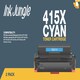 image 5 of 2x Compatible HP 415X Cyan Toner Cartridges Blue