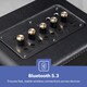 image 7 of GEEPAS Karaoke Machine RGB Lights Bluetooth Speaker With Mic Black