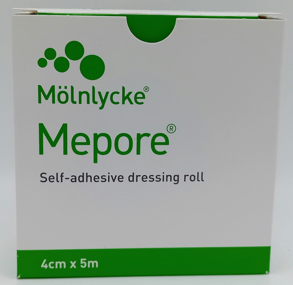 image 1 of Mepore Roll Adhesive Dressing 4cm x 5m – Box of 1