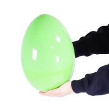 Green Extra Large Jumbo Plastic Refillable Easter Egg