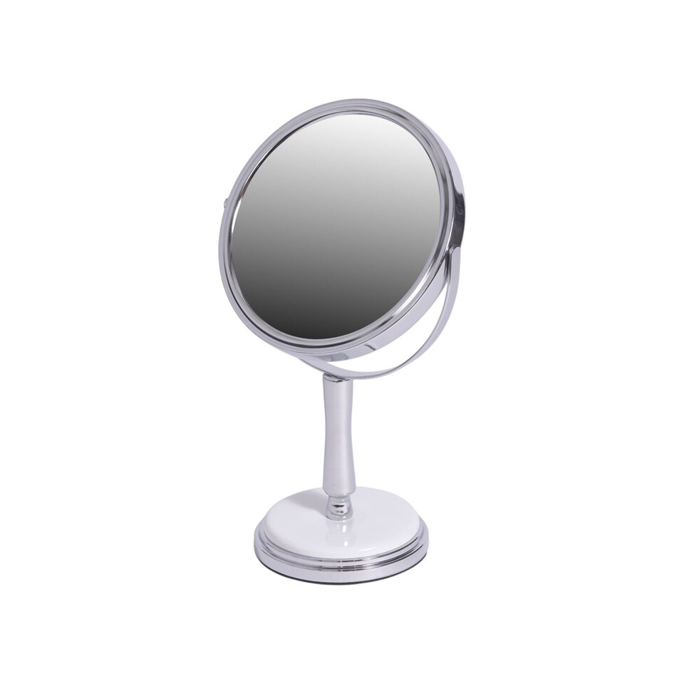 image 1 of Showerdrape Opera 3x Magnifying Chrome Oval Vanity Mirror | Chrome | Chrome | 1