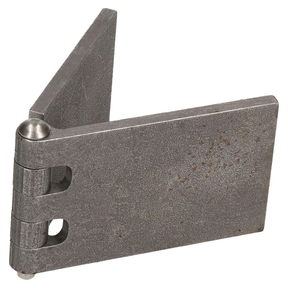 image 1 of Steel Butt Hinge Weld-On Extra Heavy Duty Industrial 50x161mm Silver