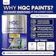 image 3 of HQC Anti Condensation Insulating Paint - Stops Condensation & Insulates Interior Walls & Ceilings - Light Yellow - 5L