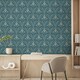 image 2 of Muriva Elegance Bellflowers Wallpaper - Green - 10m x 53cm Green