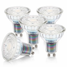 BELL Lighting 5 Pack GU10 Premium Quality Glass LED Spotlight Bulbs 3.1W 350lm 38 Deg Beam