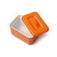 image 2 of Zeal Melamine Insulated Butter Dish with Lid Orange | Neon Orange
