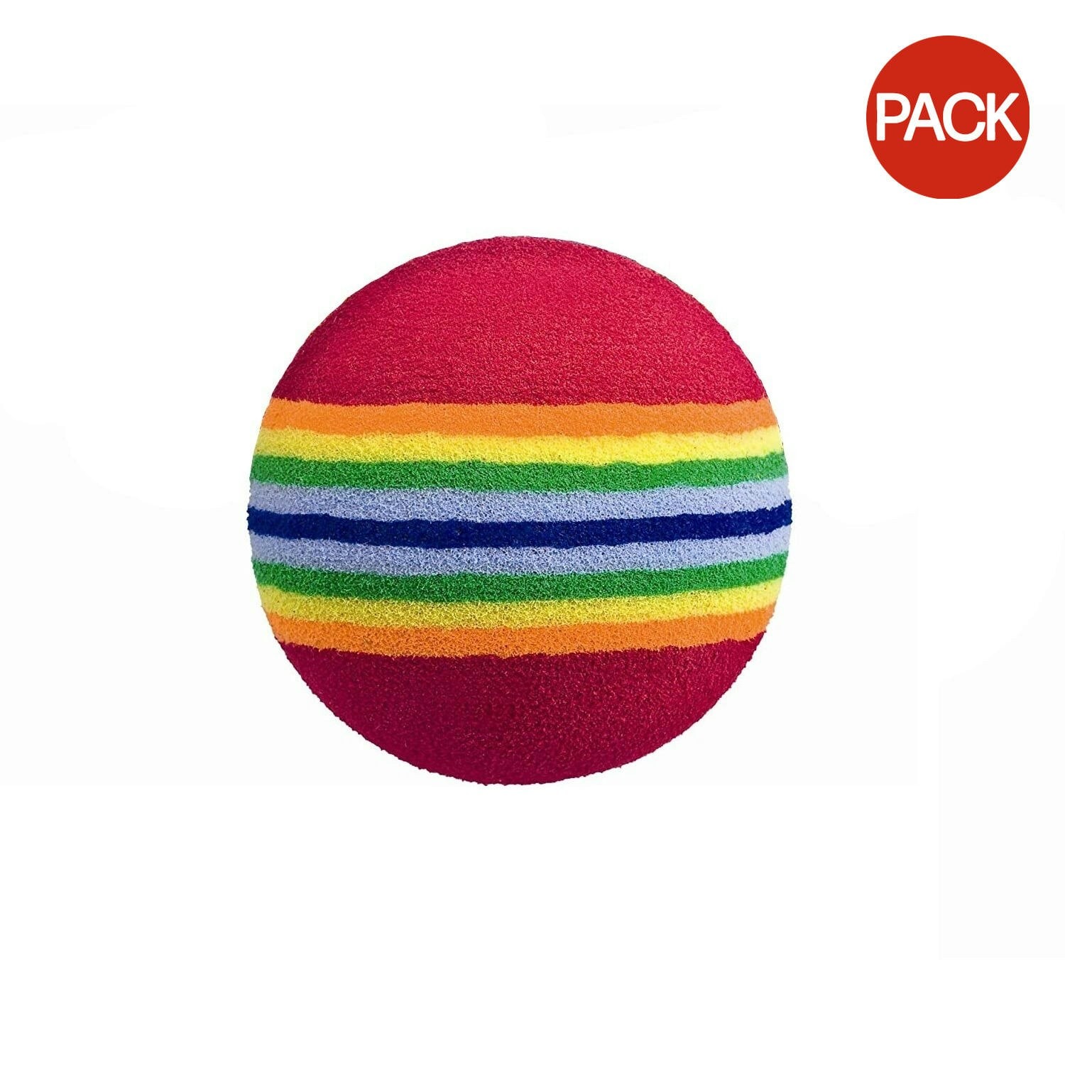Longridge Foam Ball (Pack Of 6) - Multicoloured - One Size