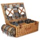 image 2 of Deluxe 4 Person Ravenstor Fitted Wicker Picnic Basket