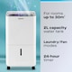 image 2 of Daewoo 16L Dehumidifier with Laundry & Quiet Modes, Air Purifier, 2L Tank