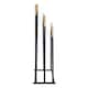 image 2 of Black Freestanding 3 Tier Towel Rack Stand