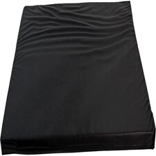 Actiaspet Heavy Duty Waterproof Dog Crate Bed with Hard Wearing 1000D Polyester Faux Leather Outer (Black, X Large)