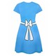 image 2 of Alice In Wonderland Womens/Ladies Costume Dress - White/Blue - L L