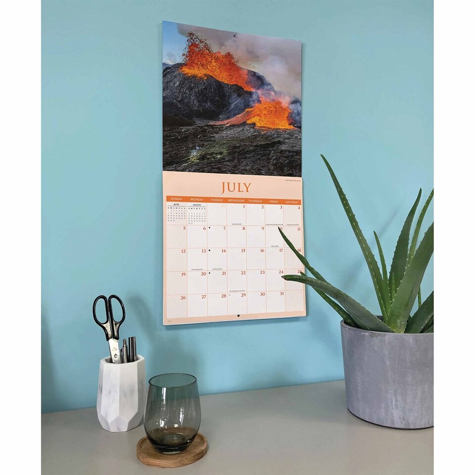 image 1 of Volcanoes Calendar 2026