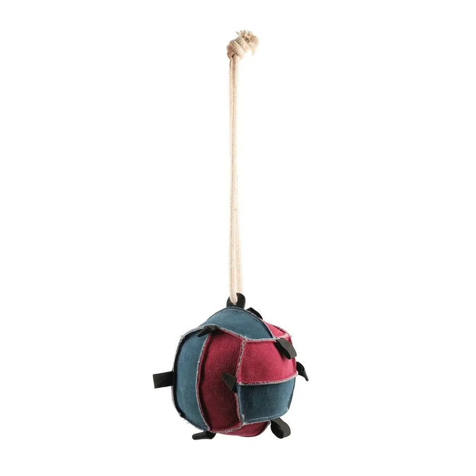 image 1 of Hy The Food Ball Horse Toy - Teal/Magenta/Natural - One Size