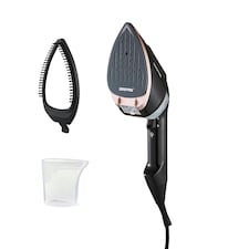 GEEPAS 2-in-1 Travel Garment Steamer & Steam Iron, 1950W Black